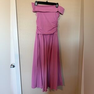Abercrombie & Fitch Strapless Pink Dress